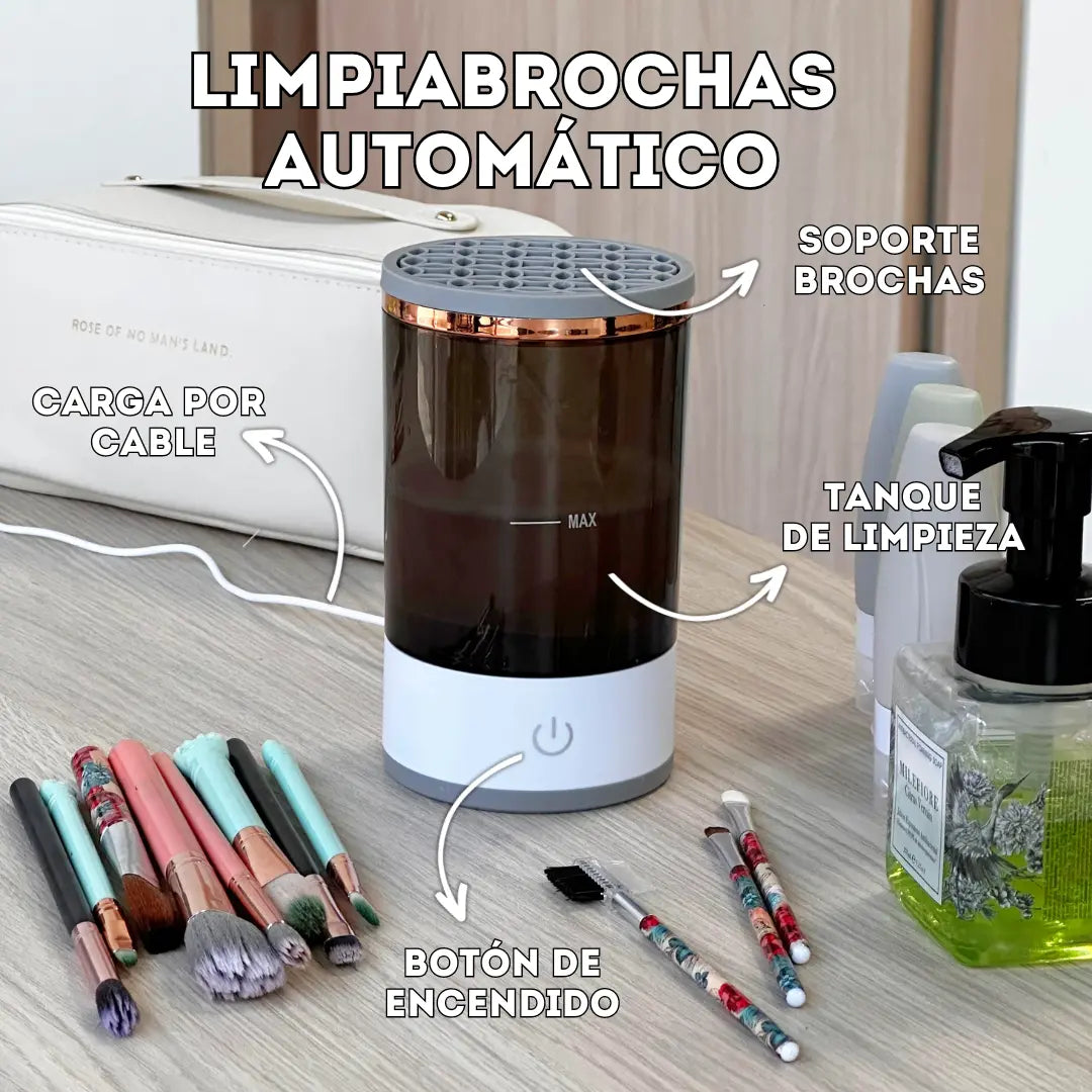 Limpiador de Brochas Automático | Limpieza Profunda en Minutos