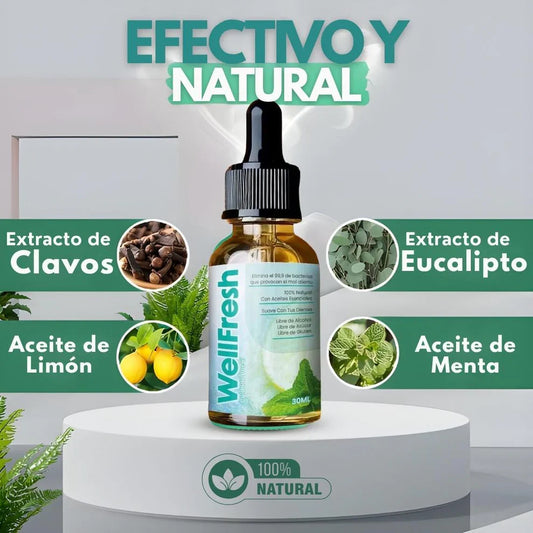 Wellfresh Elimina el Mal Aliento Desde la Raíz
