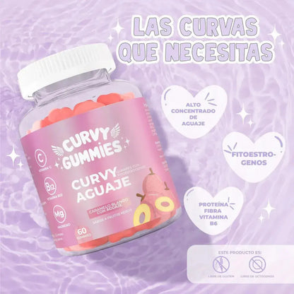 Curvy Gummies – Apoya tu bienestar femenino de forma natural y deliciosa 🍓