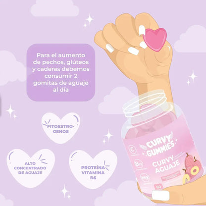 Curvy Gummies – Apoya tu bienestar femenino de forma natural y deliciosa 🍓