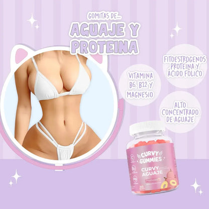 Curvy Gummies – Apoya tu bienestar femenino de forma natural y deliciosa 🍓