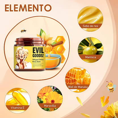 Evil Goods Bálsamo de Sebo de Res y Miel de Manuka 🍯 | Piel Suave y Radiante en Segundoss