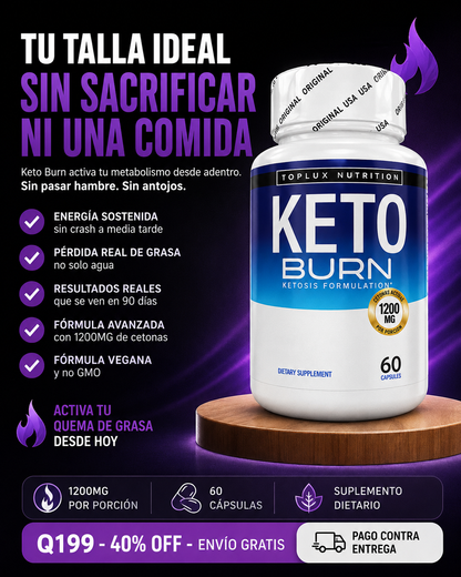 🔥 Keto Burn™ | Controla los antojos, acelera tu metabolismo y vuelve a sentirte bien con tu cuerpo
