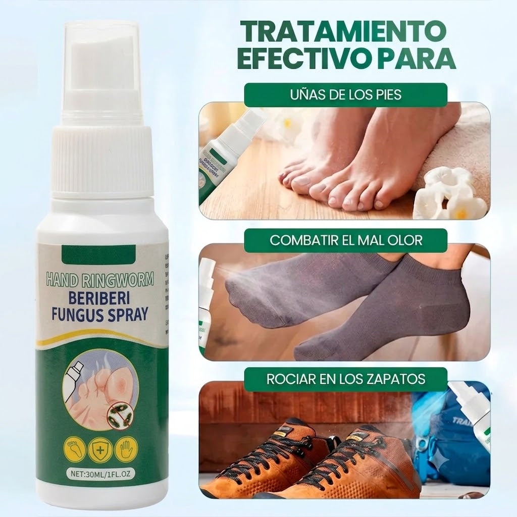 FungiClear™ – Spray Antihongos para Uñas y Pies