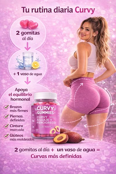 Curvy Gummies – Apoya tu bienestar femenino de forma natural y deliciosa 🍓