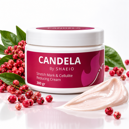 CANDELA™ |💖 Crema Corporal para el Cuidado de Estrías y Celulitis – 300 g