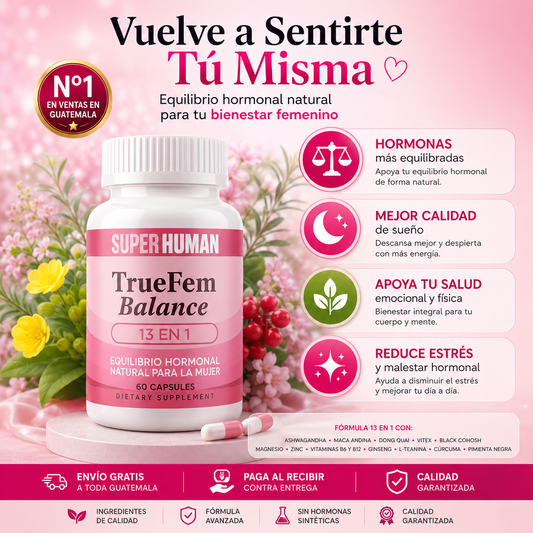 True Fem™ 13 en 1 - Bienestar Femenino | Energía y Equilibrio Hormonal