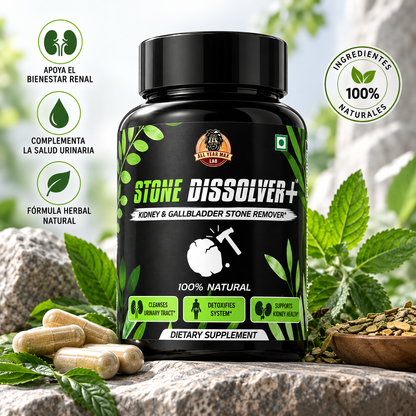 🌿 STONE DISSOLVER+ | Apoyo Natural para el Bienestar Renal y Urinario 💧
