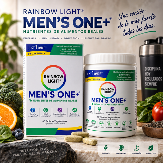 💪 MEN’S ONE+™ | Nutrición Masculina Completa en 1 Tableta al Día ⚡🌈