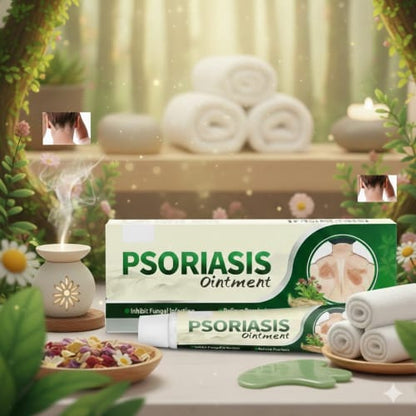 Psoriasis Ointment™ – Alivio Intensivo para Piel Seca, Escamosa e Irritada