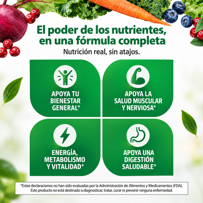 💪 MEN’S ONE+™ | Nutrición Masculina Completa en 1 Tableta al Día ⚡🌈