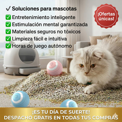 Pelota Inteligente Anti-Estrés para Mascotas 🐶🐱
