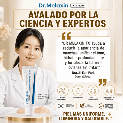 Dr. Melaxin TX-Cream™ | Ayuda a Reducir Manchas y Recuperar un Tono Uniforme ✨