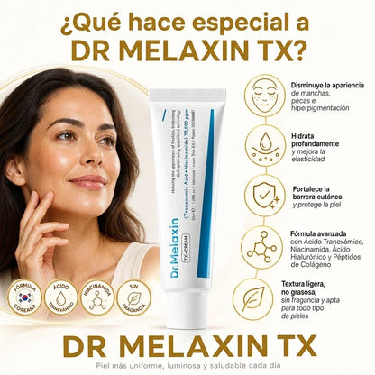 Dr. Melaxin TX-Cream™ | Ayuda a Reducir Manchas y Recuperar un Tono Uniforme ✨