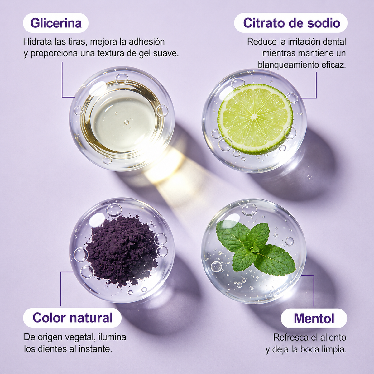 PurpleSmile™ Strips – Tiras Blanqueadoras con Tecnología PAP