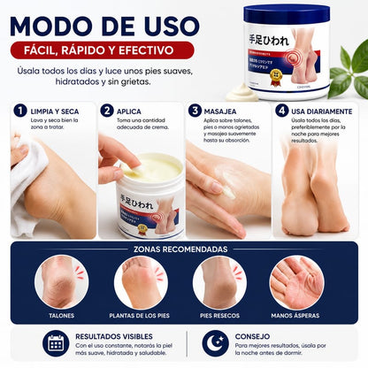 💧 Crema Reparadora Intensiva para Talones Resecos y Piel Áspera | Urea 25% + Vitamina E