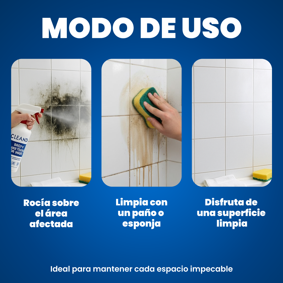 🧴 Cleanox™ | Spray Eliminador de Moho y Manchas de Humedad | Renueva la Apariencia de Tu Hogar