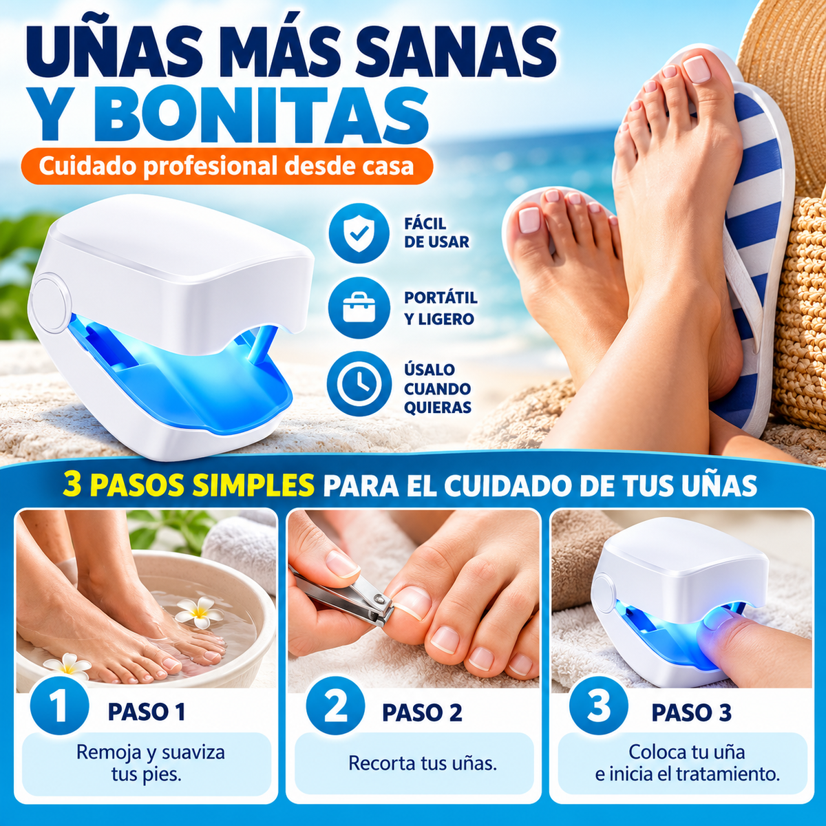 NailLight Pro™ – Láser Antihongo Para Uñas