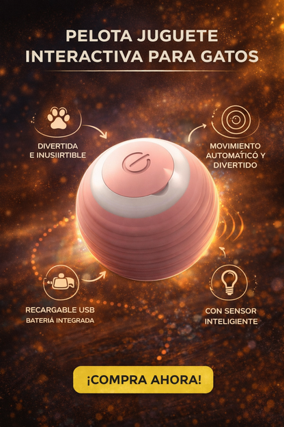 Pelota Inteligente Anti-Estrés para Mascotas 🐶🐱