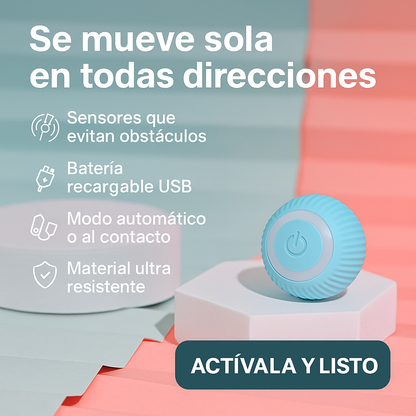 Pelota Inteligente Anti-Estrés para Mascotas 🐶🐱