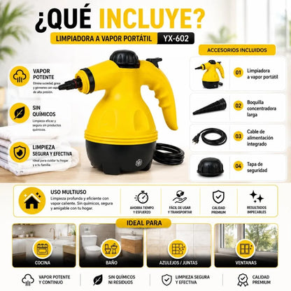 🏡 VaporMax Pro 10 en 1 | Limpia, Desinfecta y Renueva Todo Tu Hogar
