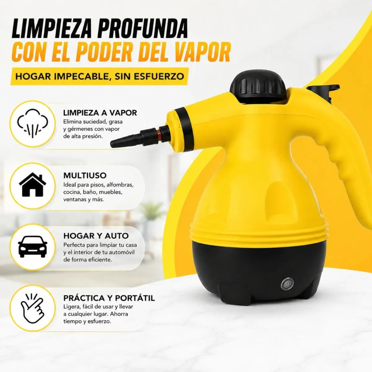 🏡 VaporMax Pro 10 en 1 | Limpia, Desinfecta y Renueva Todo Tu Hogar